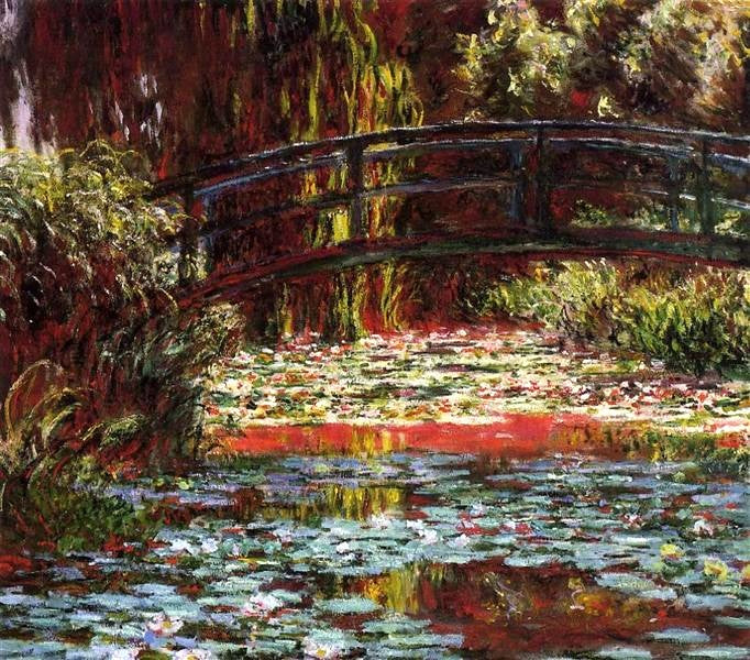 Claude Monet The Japanese Bridge Oil Painting Reproduction