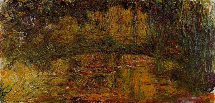 Shop Claude Monet’s The Japanese Bridge oil painting reproduction. Museum-quality hand-painted Impressionist canvas art inspired by Monet’s Giverny garden.