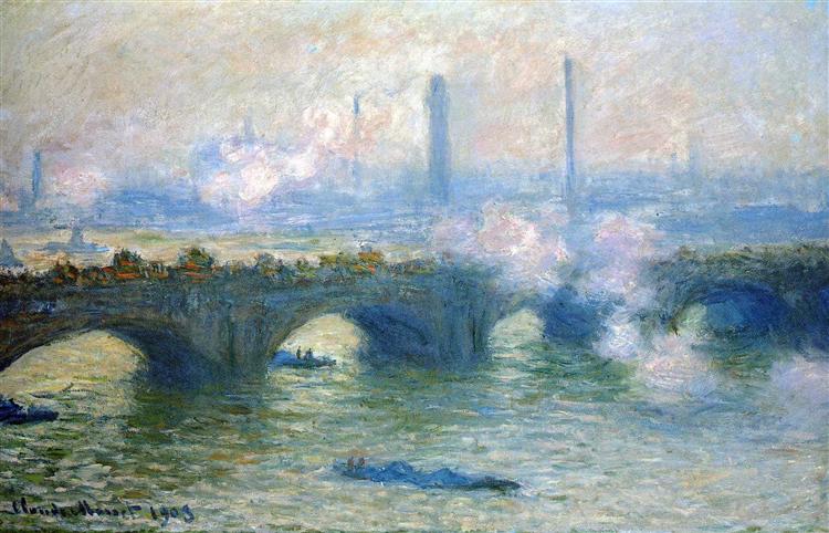 Shop Waterloo Bridge, London by Claude Monet hand-painted oil on canvas reproduction. Museum-quality Impressionist cityscape artwork available in custom sizes with worldwide shipping.