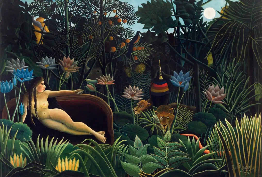 The Dream 1910 Henri Rousseau Wall Art Gift Canvas Art Painting