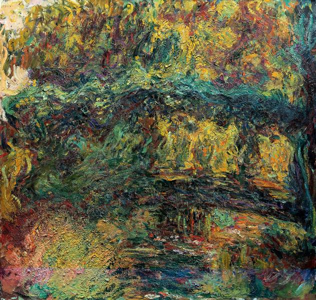 Claude Monet The Japanese Bridge Oil Painting Reproduction