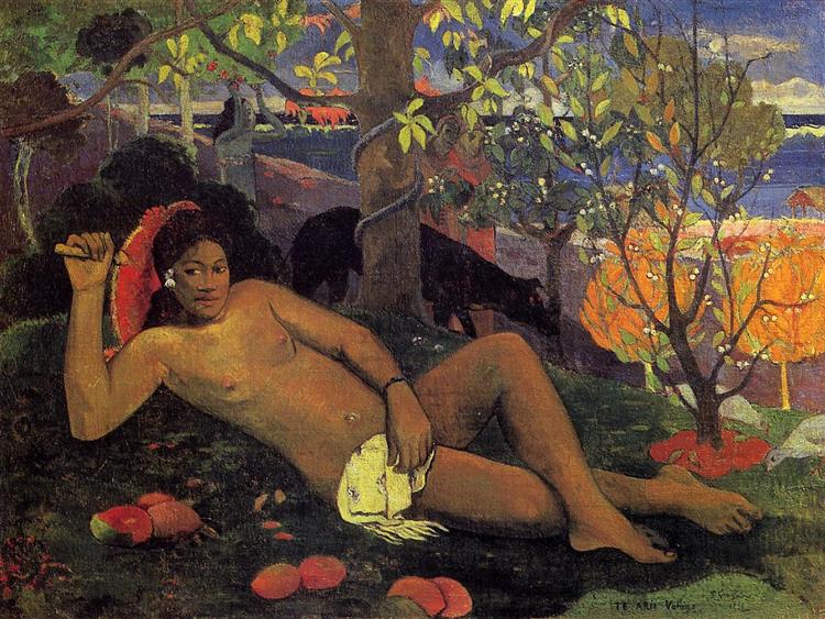 The King's Wife Painting by Paul Gauguin Reproduction Museum Quality