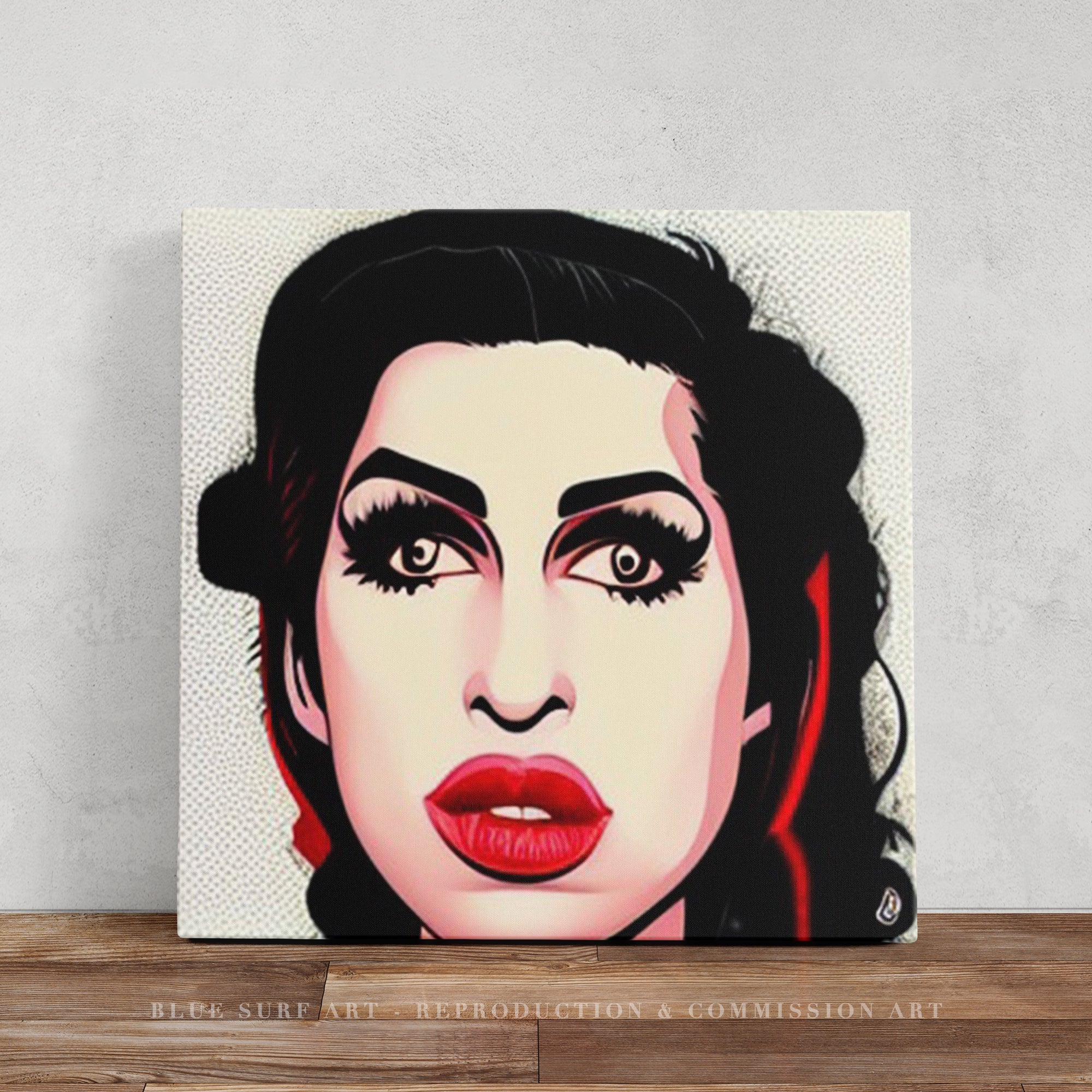 Amy Winehouse Wall Art Original Oil Painting on Canvas Pop Art