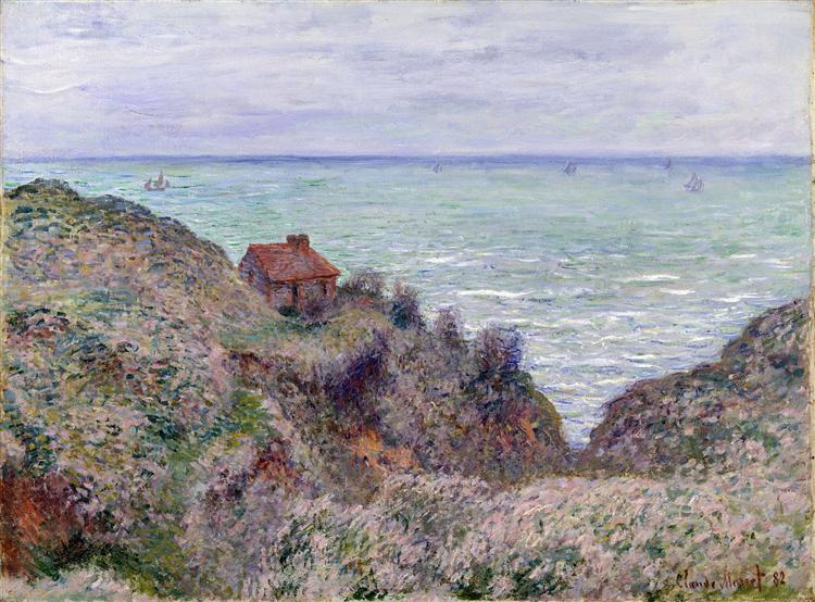 Customs House 1882 Claude Monet Reproduction Painting