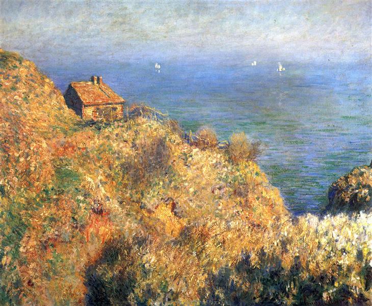 Fisherman's House at Varengeville 1882 Claude Monet Reproduction