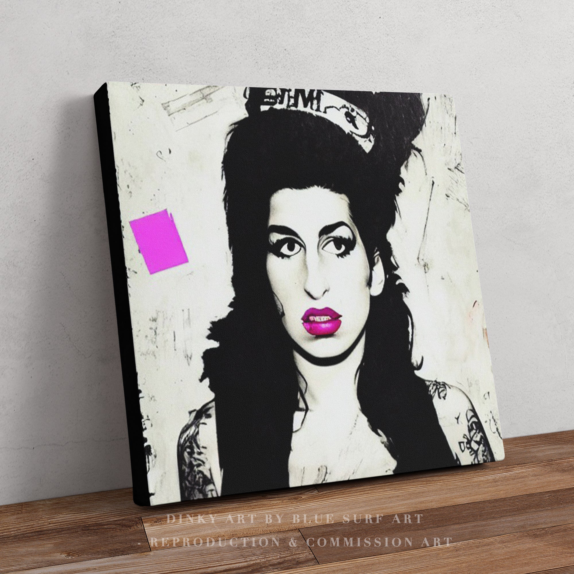 Amy Winehouse POP ART Wall Art Original Oil Painting on Canvas