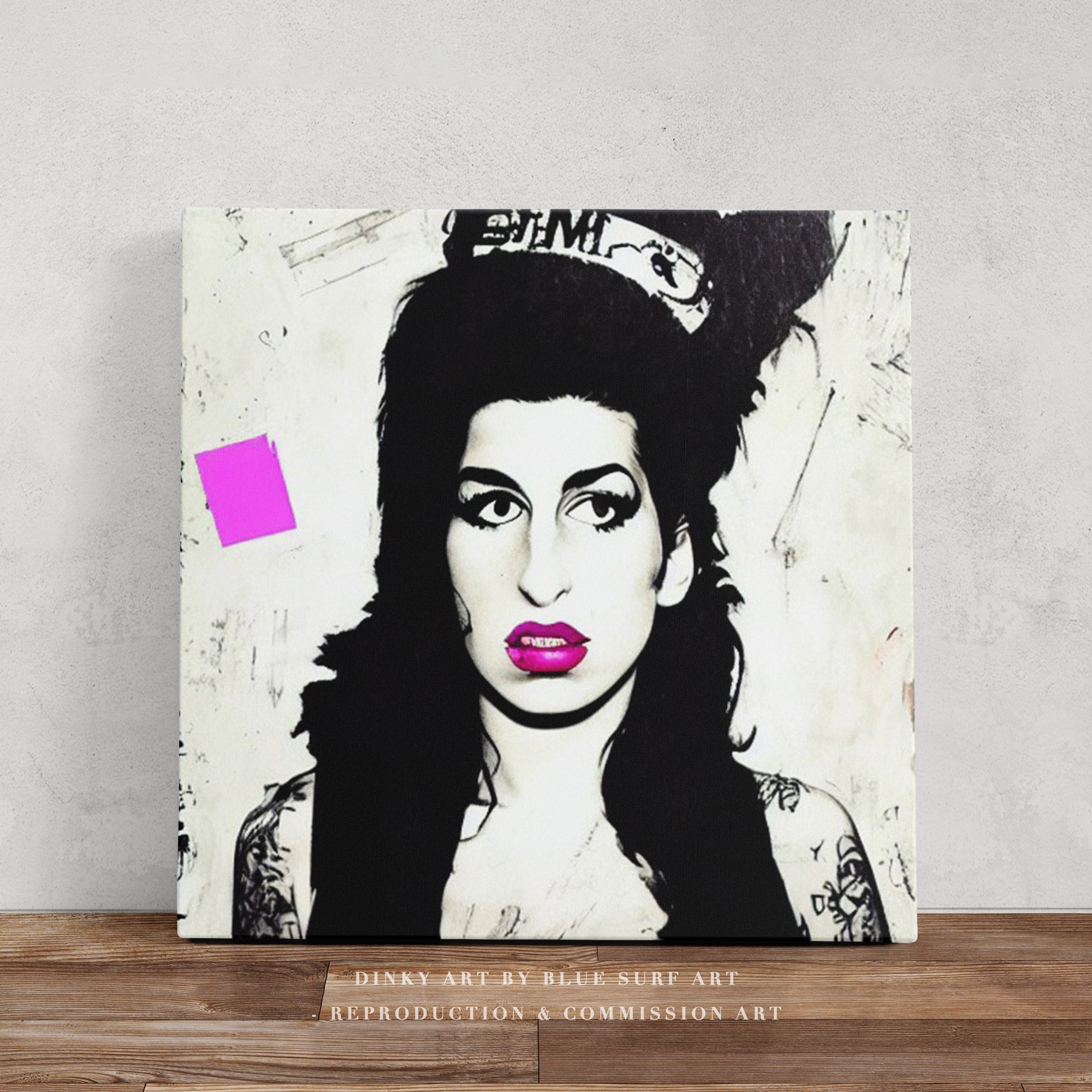 Amy Winehouse POP ART Wall Art Original Oil Painting on Canvas