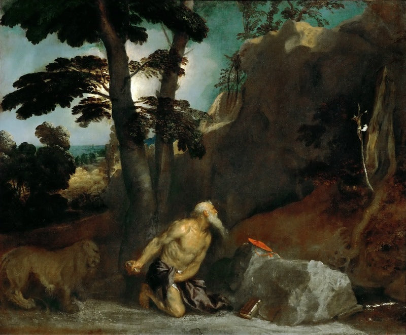 St. Jerome in Penitence by Titian – Louvre Museum Masterpiece.