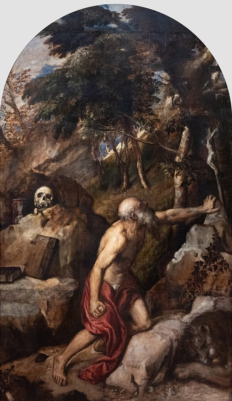 Saint Jerome in Penitence by Titian – Pinacoteca di Brera Masterpiece.
