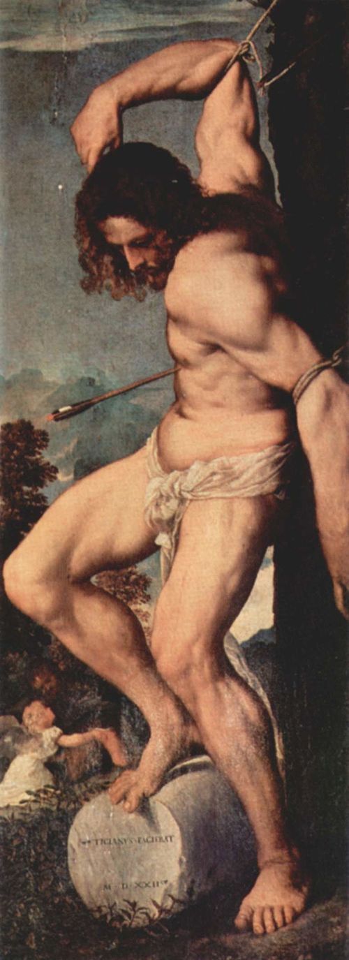 Titian – Averoldi Polyptych (St. Sebastian) – 1520–1522 | Religious Renaissance Art