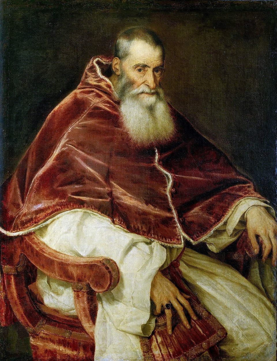 Portrait of Pope Paul III by Titian – Renaissance Portrait, Museo di Capodimonte Naples