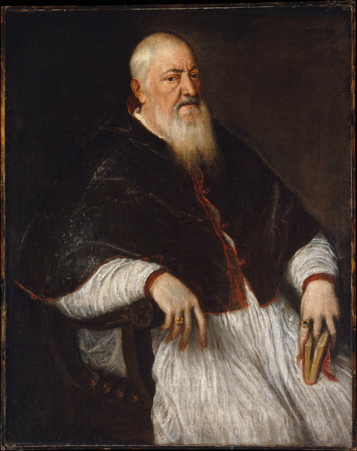 Portrait of Cardinal Filippo Archinto by Titian – Renaissance Portrait, Metropolitan Museum of Art New York