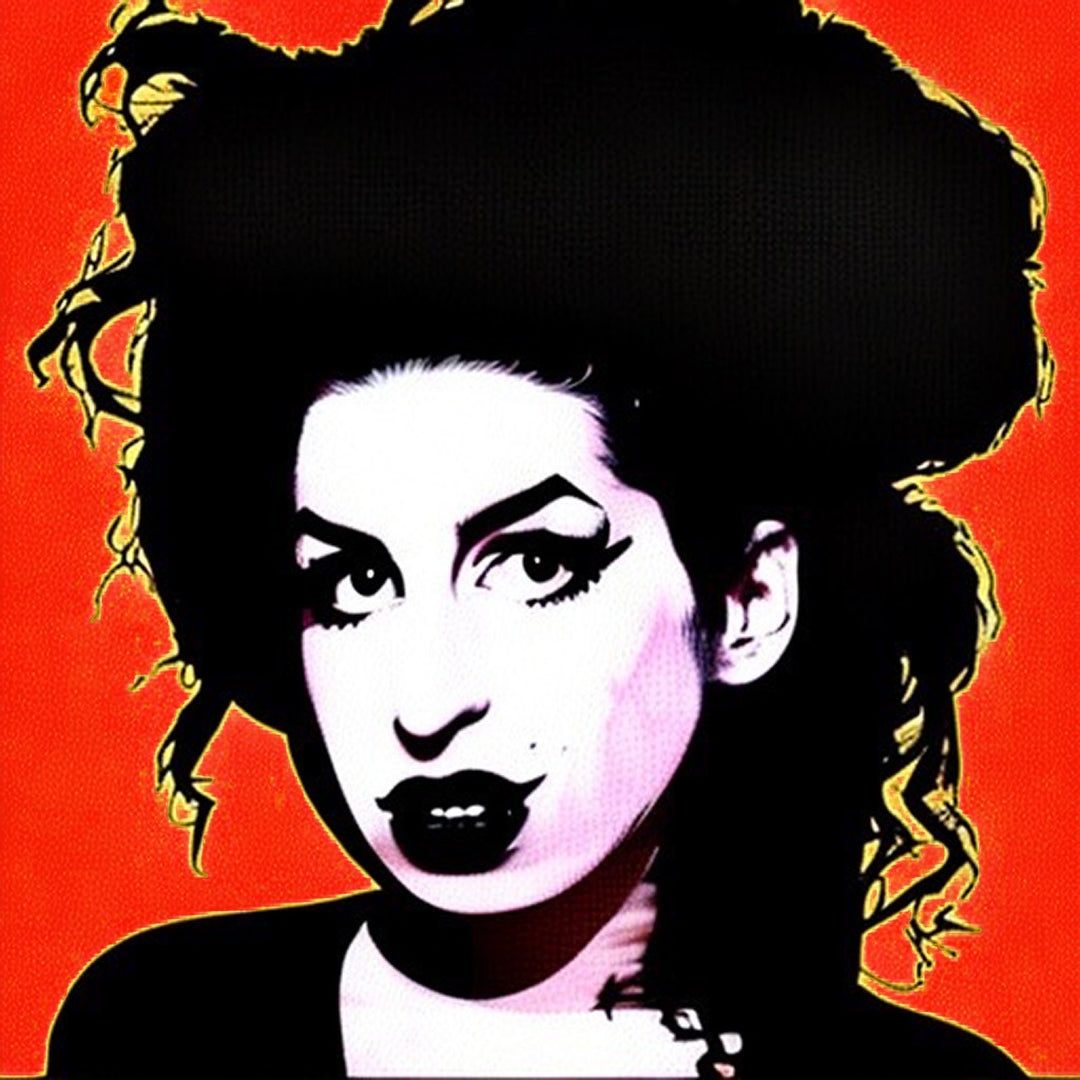 Amy Winehouse POP ART Wall Art 100% Hand Painted Art Painting