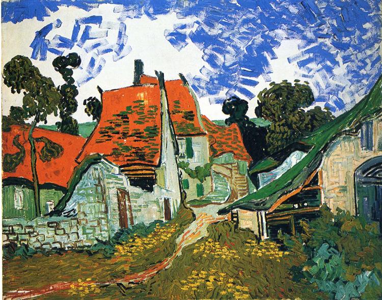 Street in Auvers-sur-Oise (1890) by Van Gogh — Ateneum Museum Helsinki
