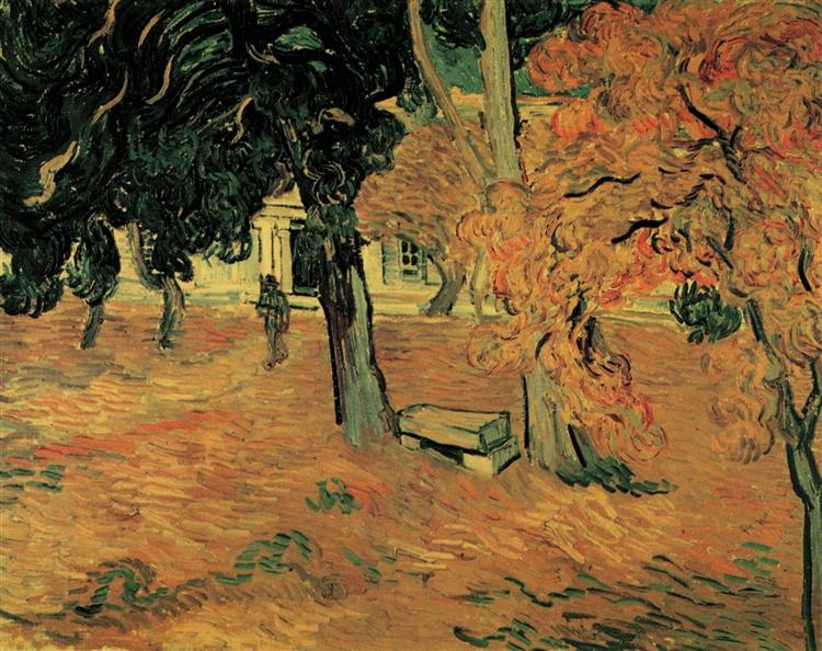The Garden of Saint-Paul Hospital (1889) by Van Gogh — Van Gogh Museum, Amsterdam