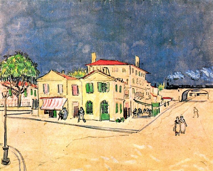 The Yellow House, Vincent’s House in Arles (1888) by Van Gogh — Van Gogh Museum
