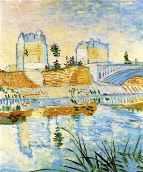 The Seine with the Pont de Clichy (1887) by Van Gogh — Wallraf-Richartz Museum