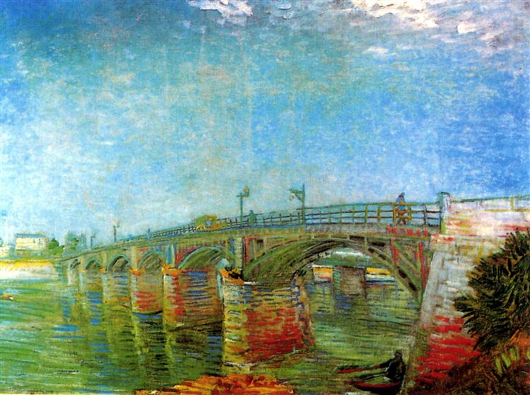 Bridges across the Seine at Asnières (1887) by Van Gogh — E.G. Bührle Collection, Zürich