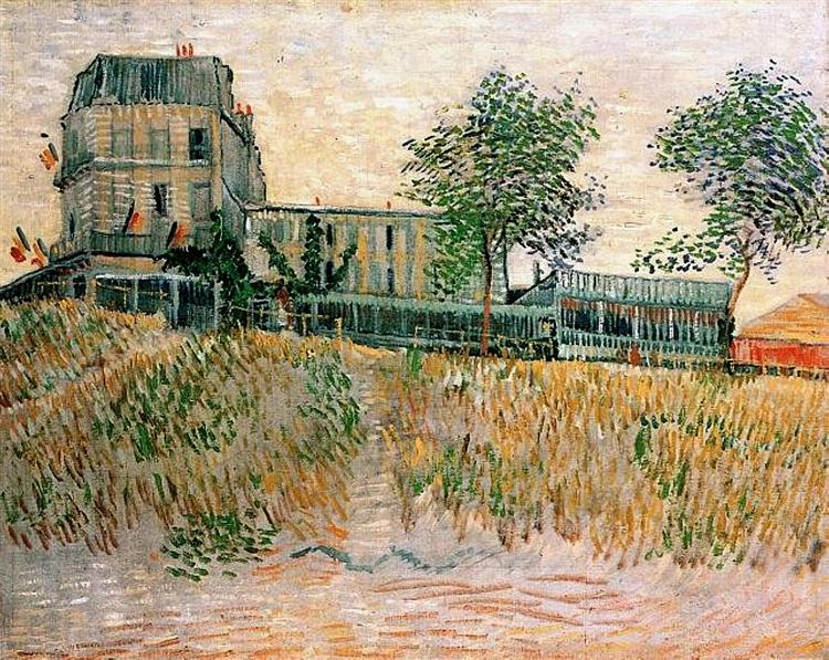 The Restaurant de la Sirène at Asnières (1887) by Van Gogh — Musée d’Orsay