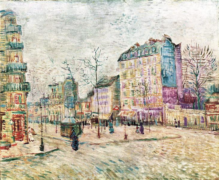 Boulevard de Clichy (1887) by Van Gogh — Van Gogh Museum, Amsterdam