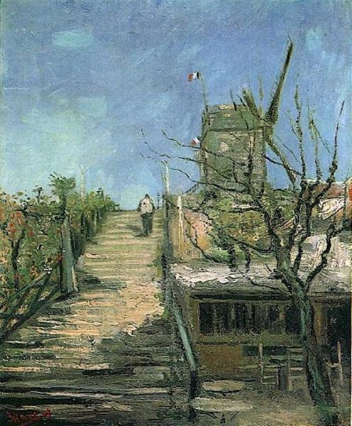 Windmill on Montmartre (1886) by Van Gogh — Lost Painting