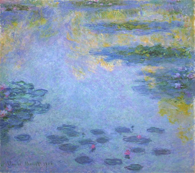 Water Lilies 1906 by Claude Monet | Hand-Painted Monet Reproduction