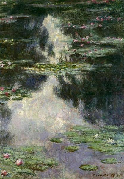 Water Lilies 1907 by Claude Monet | Museum-Quality Oil Painting Reproduction