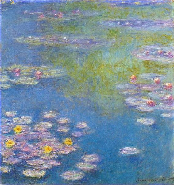 Water Lilies 1908 by Claude Monet | Museum-Quality Oil Painting Reproduction