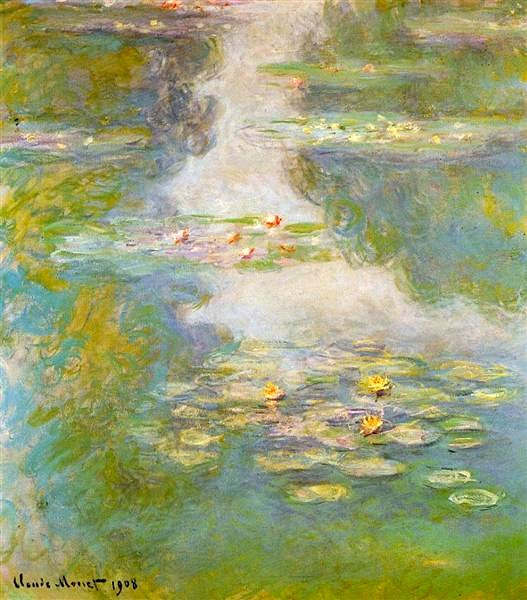 Water Lilies 1908 by Claude Monet | Hand-Painted Monet Reproduction