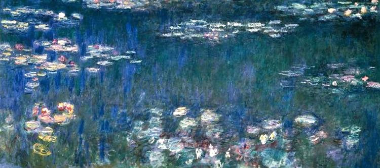 Water Lilies, Green Harmony by Claude Monet | Oil Painting Reproduction
