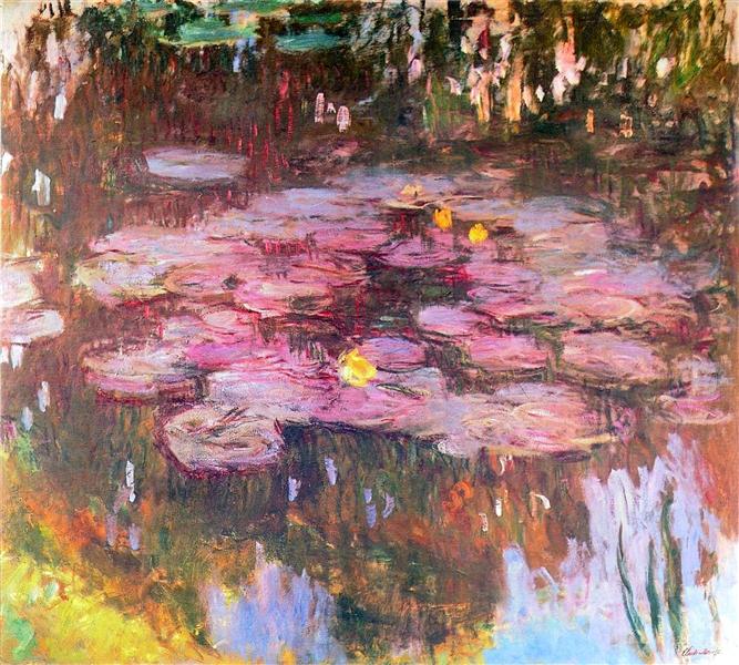 Discover Water Lilies (1914–1917) by Claude Monet, a vibrant Impressionist masterpiece recreated as a museum-quality oil painting reproduction.