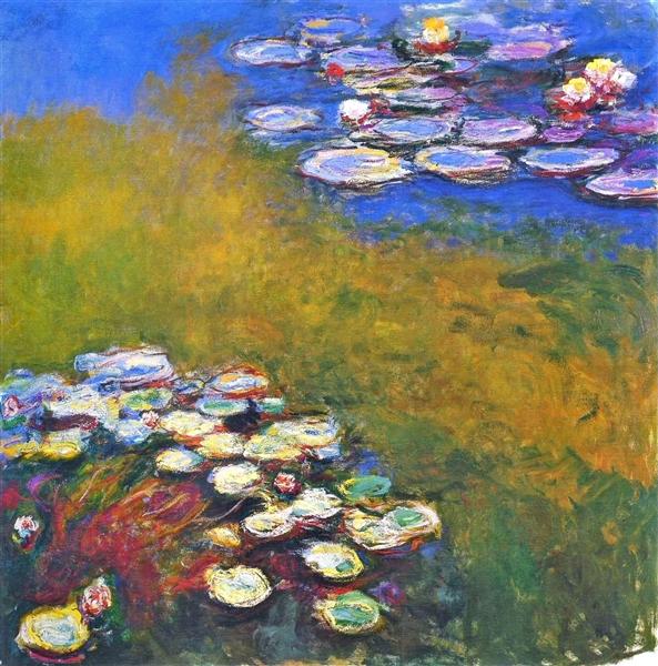 Explore Water Lilies (1914–1917) by Claude Monet, a vibrant Impressionist masterpiece recreated as a museum-quality oil painting reproduction.