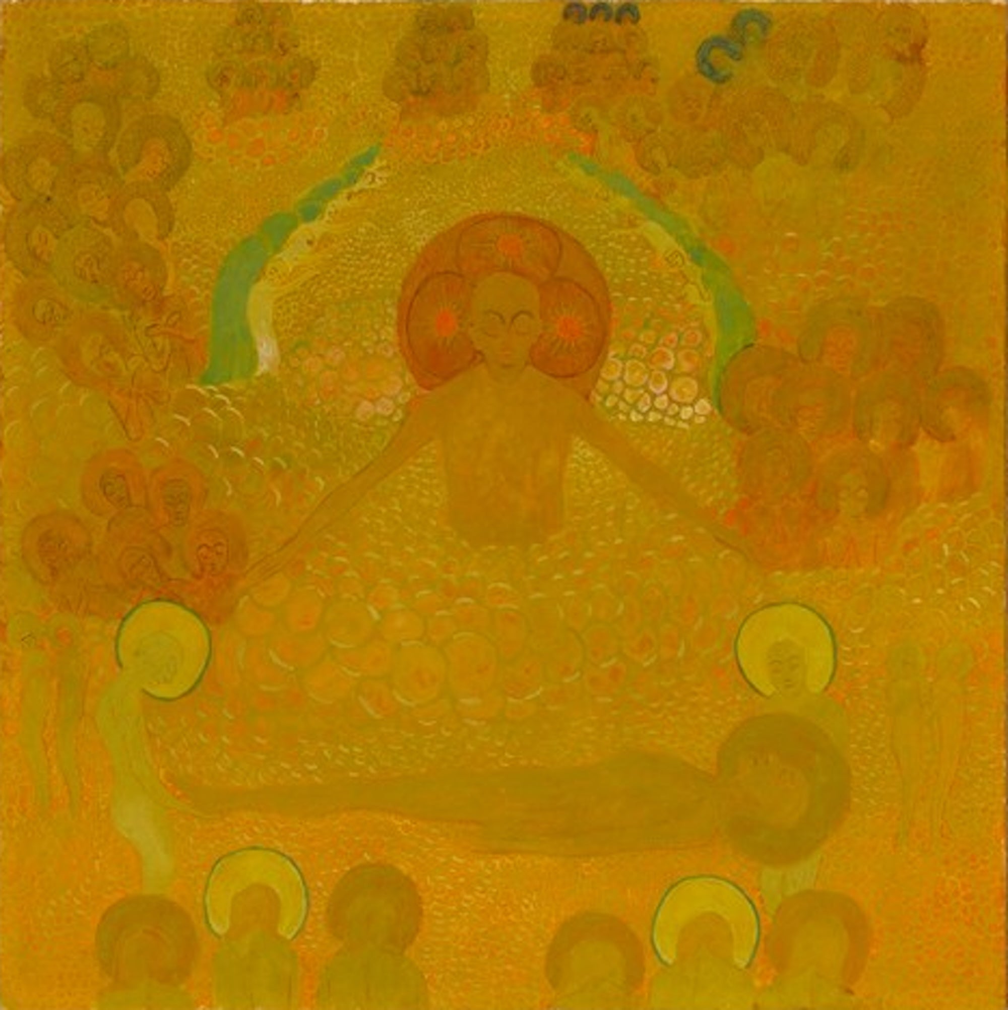 Assumption of a Saint Painting by Kazimir Malevich