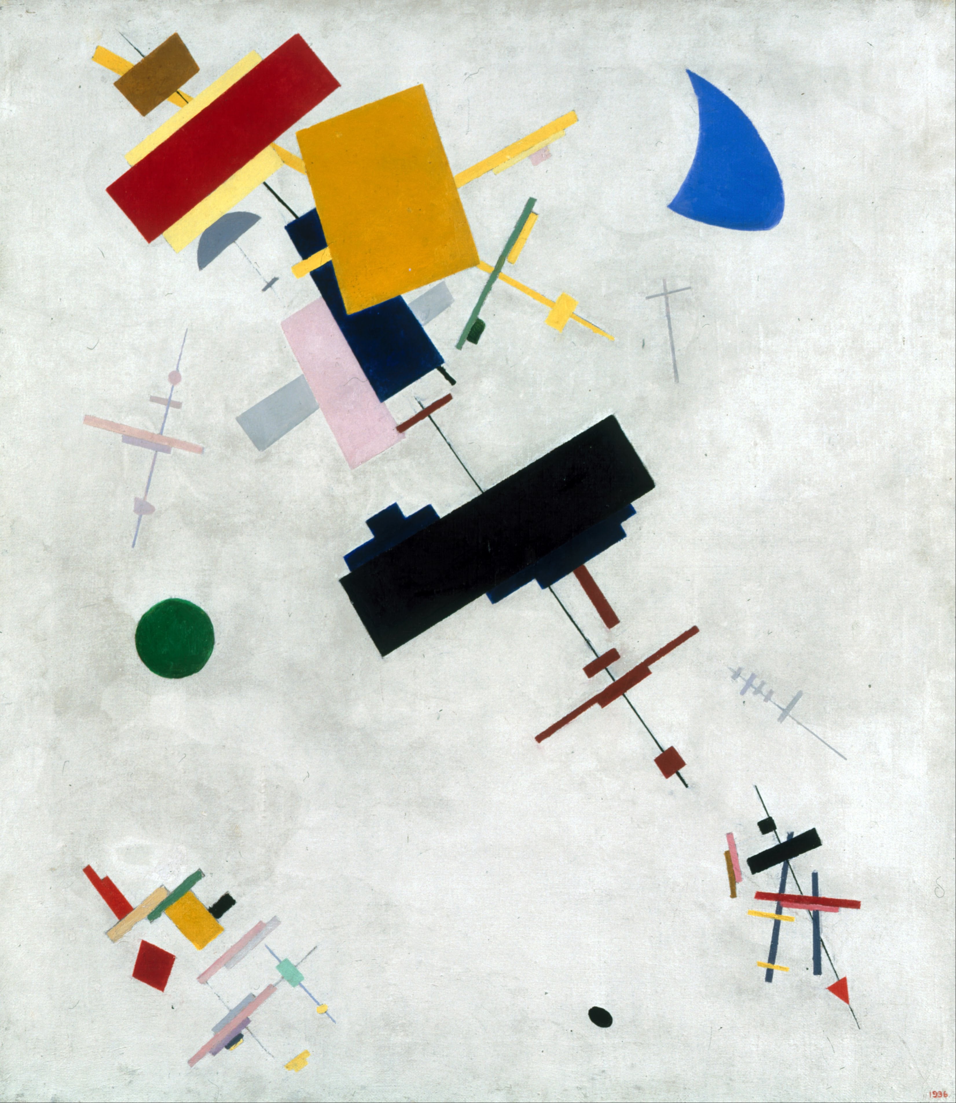 Suprematism Painting by Kazimir Malevich