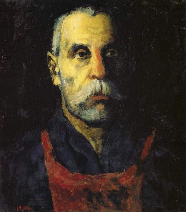 Portrait of a Man Painting by Kazimir Malevich