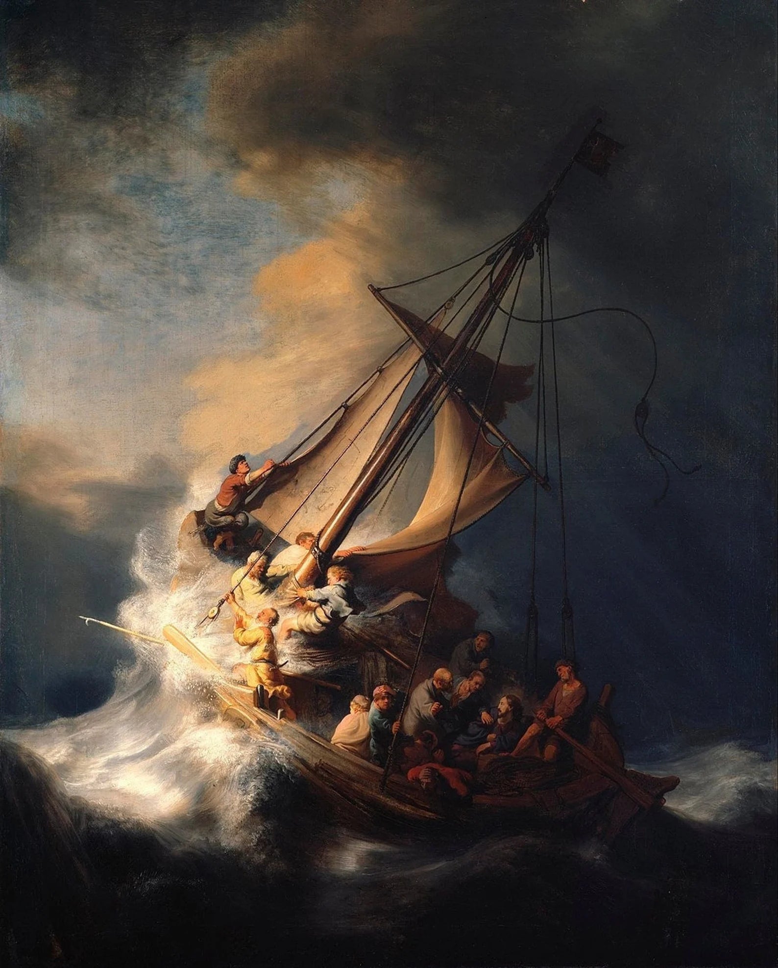 絵画 The STORM The storm print by Claude Joseph Vernet | Posterlounge