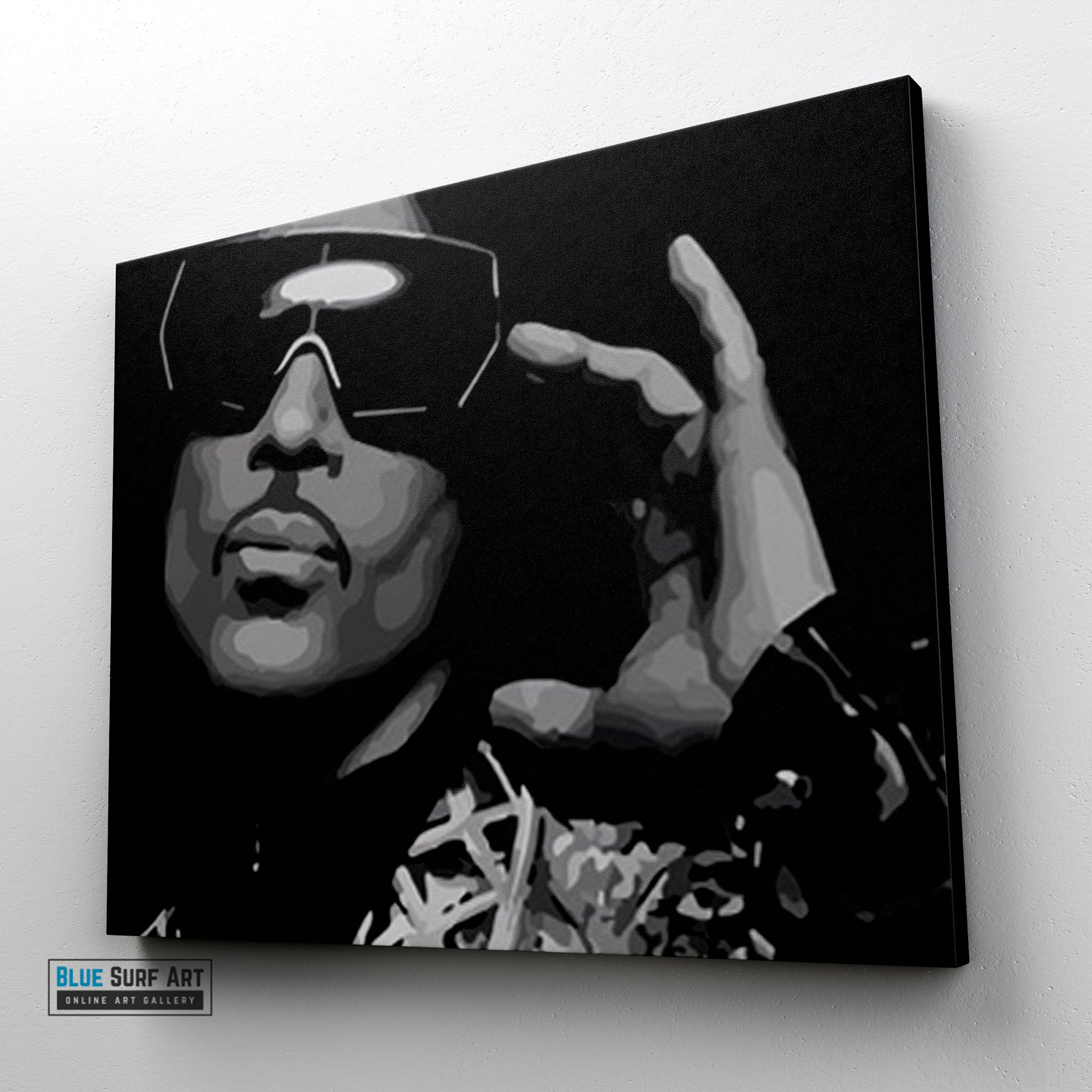 Prince Rogers Nelson Pop Art Original Hand Painted Wall Art Painting