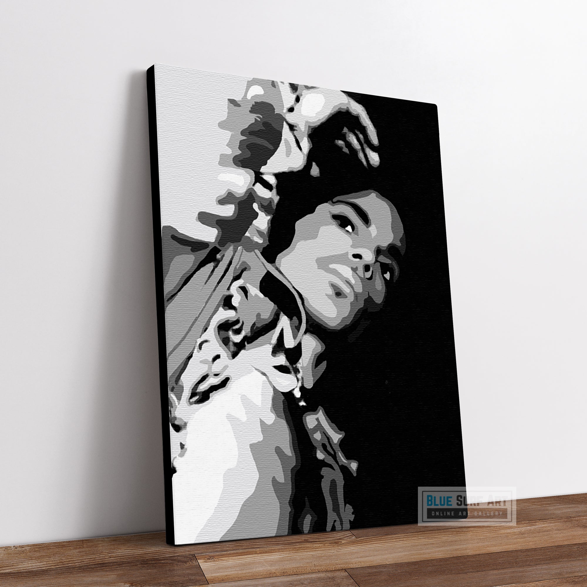 Prince Rogers Nelson Wall Art Prince on Stage Hand Painted Painting