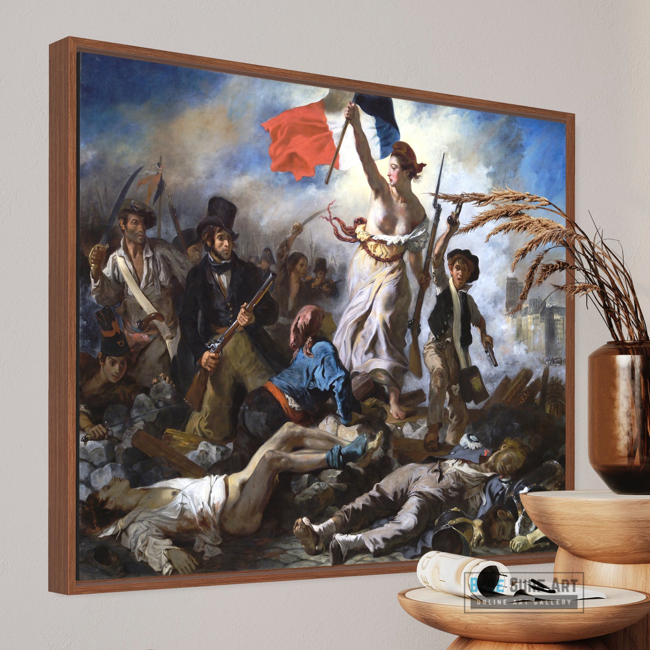 The Liberty Leading the People by Eugène Delacroix