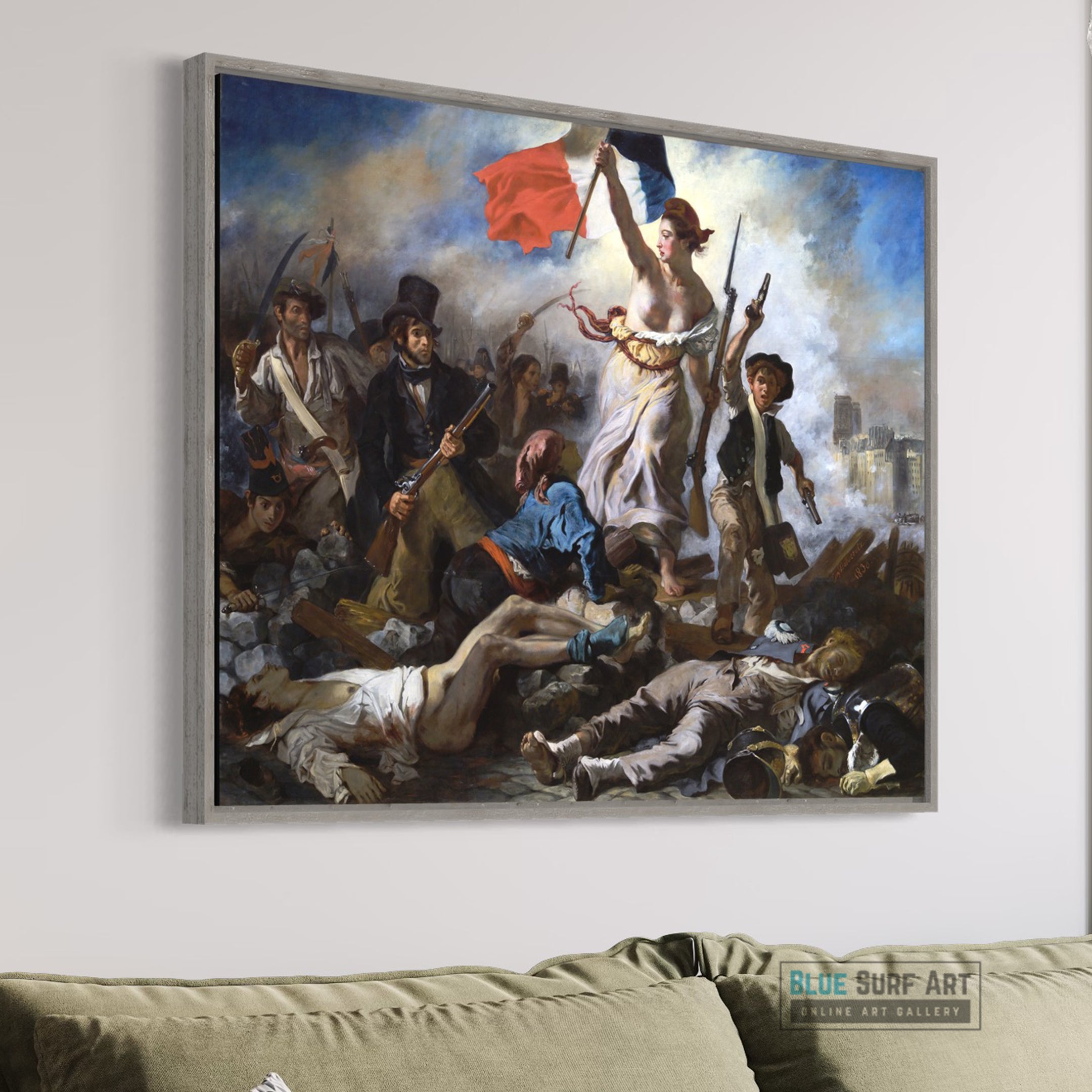 The Liberty Leading the People by Eugène Delacroix
