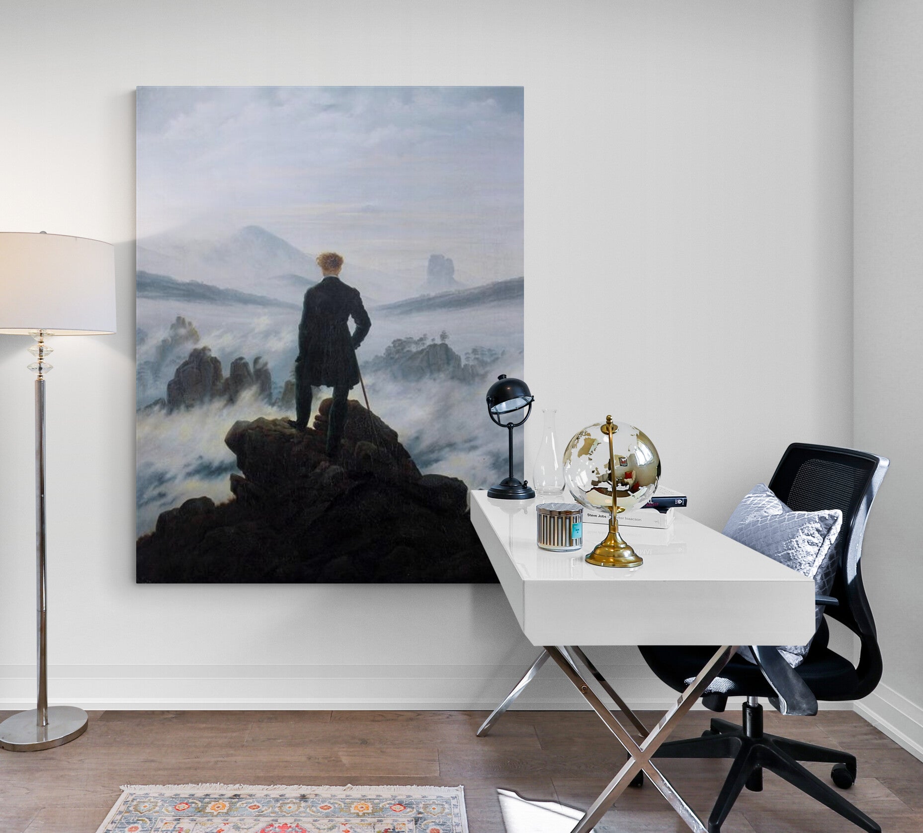 "The Wanderer Above the Sea of Fog" by Caspar David Friedrich