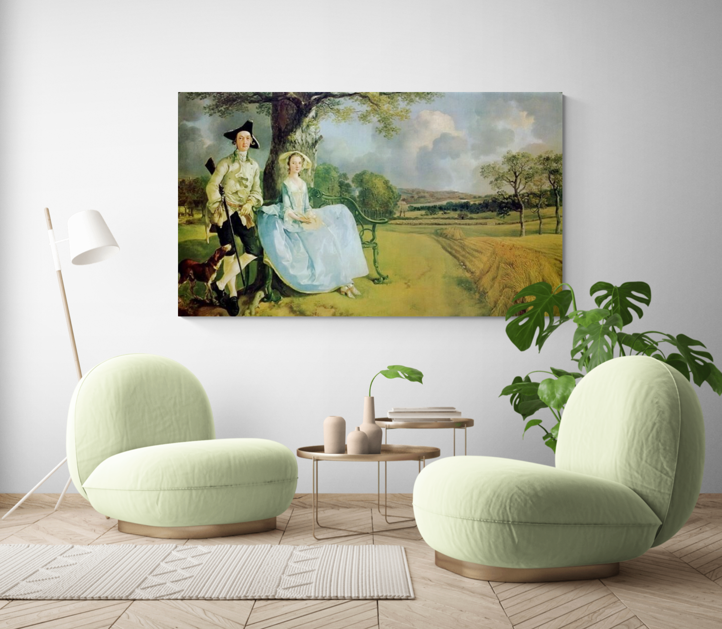 "Mr. and Mrs. Andrews" by Thomas Gainsborough