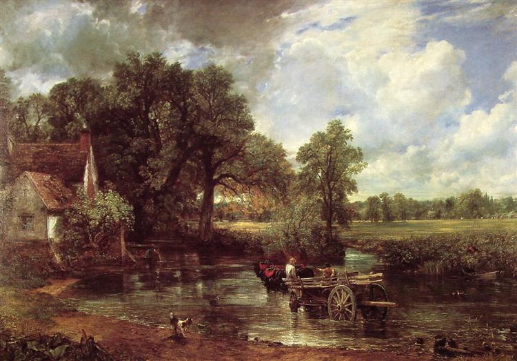 The Hay Wain by John Constable  I  Blue Surf Art