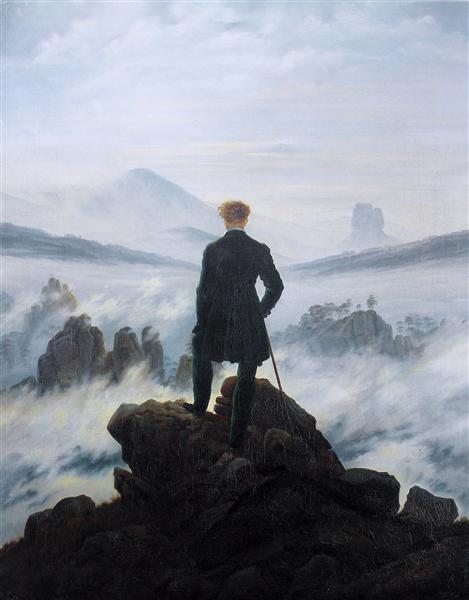 "The Wanderer Above the Sea of Fog" by Caspar David Friedrich