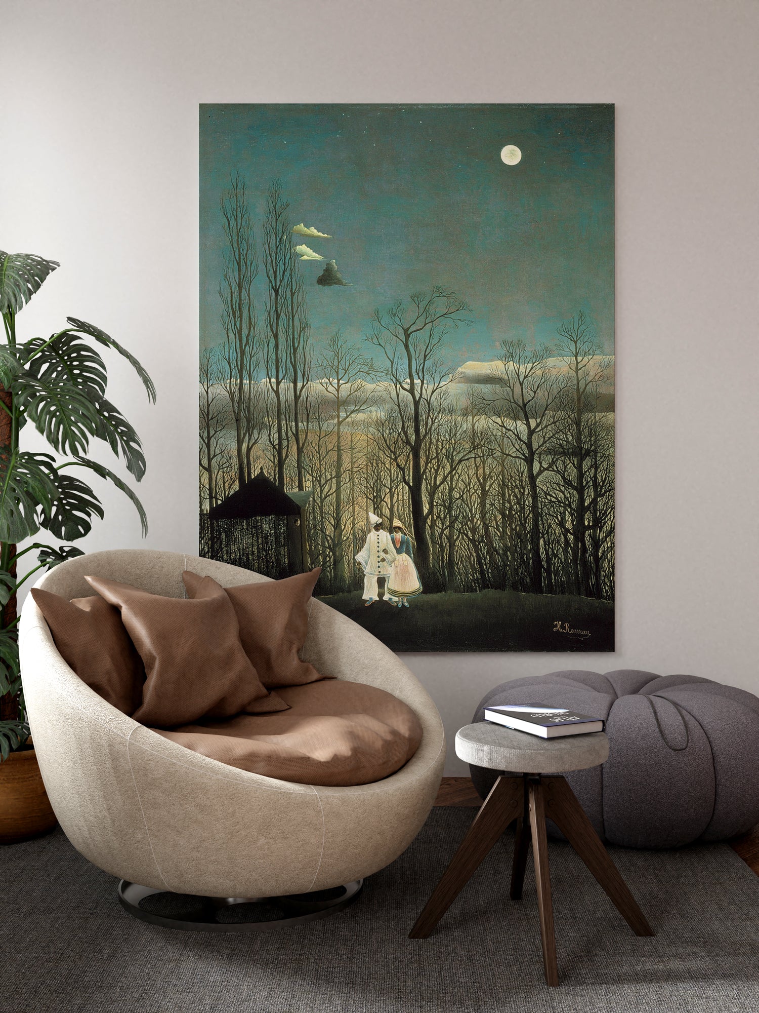 A Carnival Evening, 1886 by Henri Rousseau. 100% Handmade Reproduction