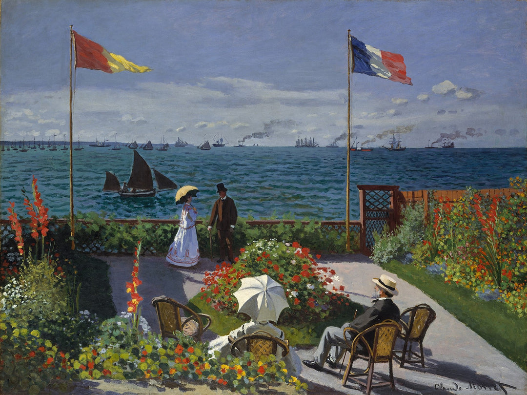 Garden at Sainte-Adresse by Claude Monet