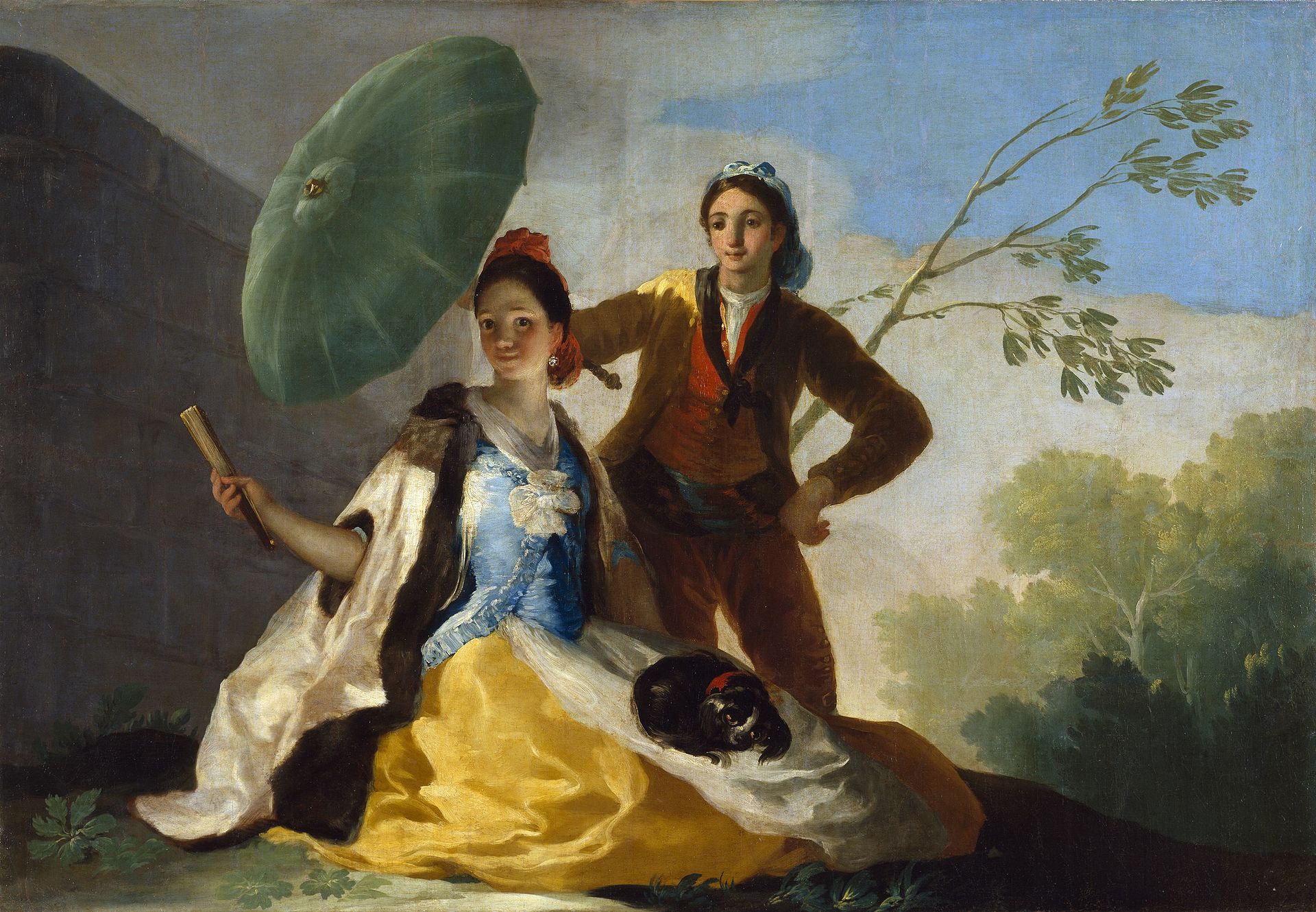 The Parasol by Francisco Goya Reproduction for Sale by Blue Surf Art