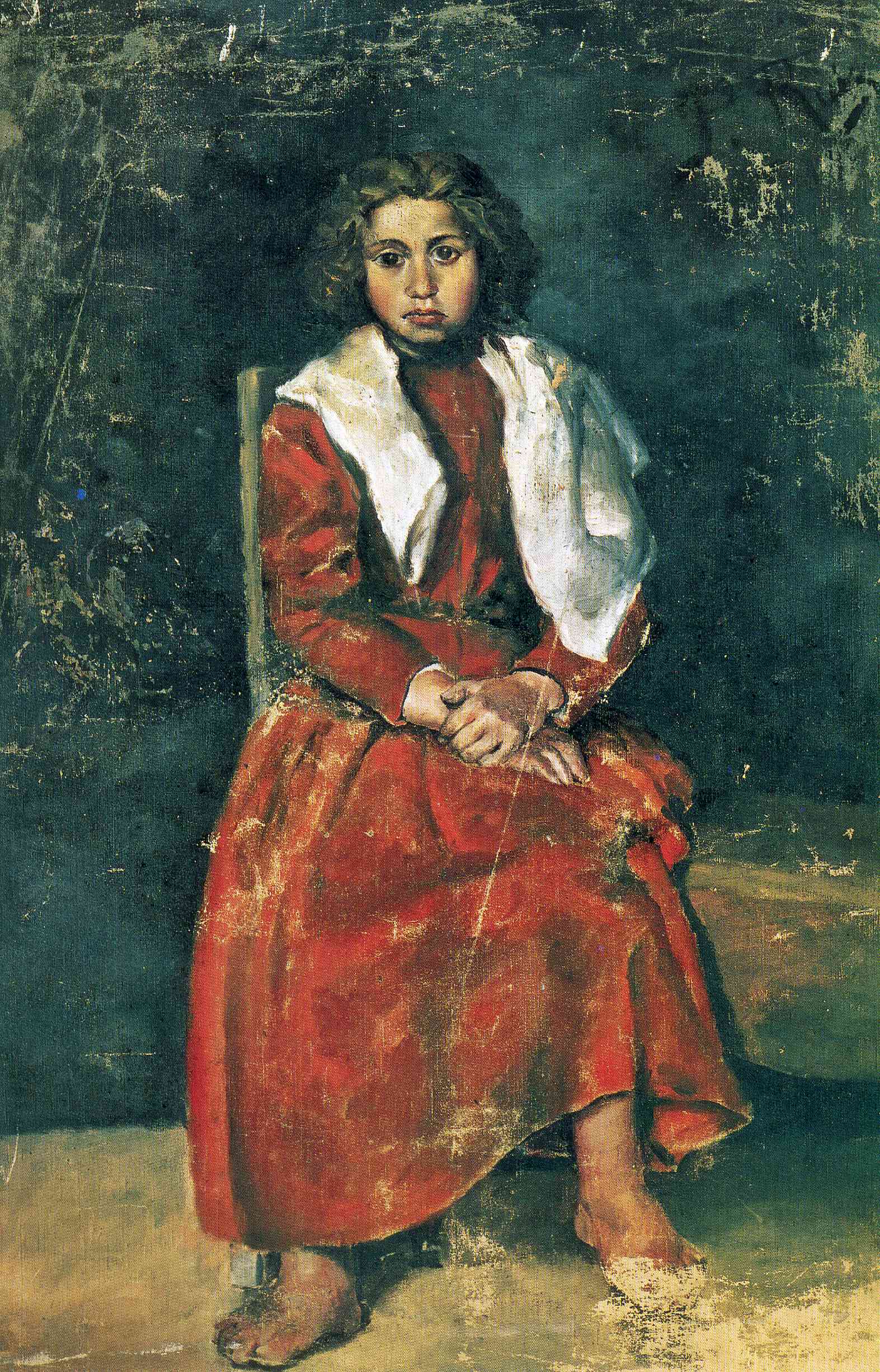 The barefoot girl by Pablo Picasso. Picasso artworks, Picasso wall art, Picasso canvas art, Picasso reproduction for sale, Picasso oil painting on canvas, Blue Surf Art