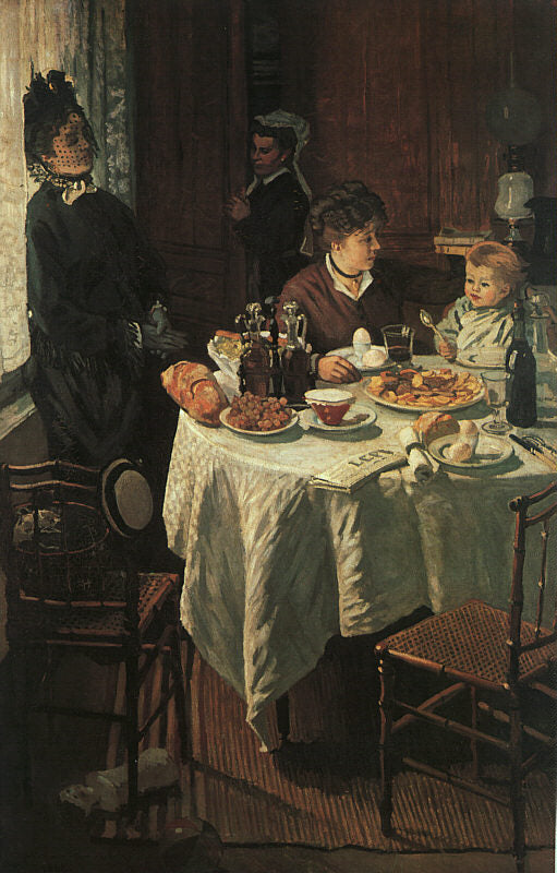 The Luncheon by Claude Monet