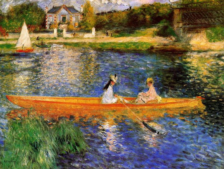 The Skiff (La Yole) by Pierre-Auguste Renoir Reproduction for Sale by Blue Surf Art